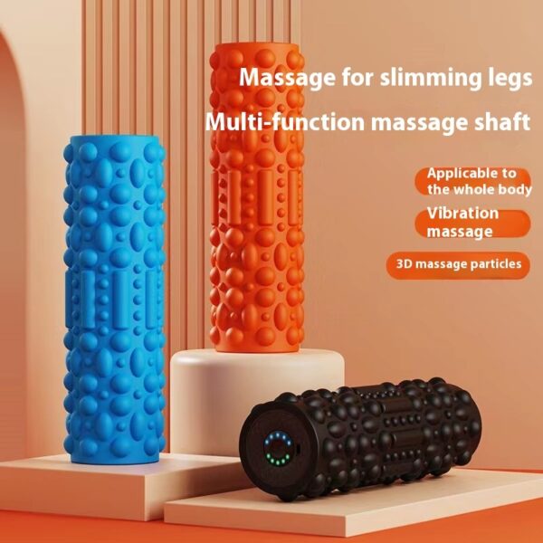 Vibrating Foam Roller for Legs, Yoga & Recovery