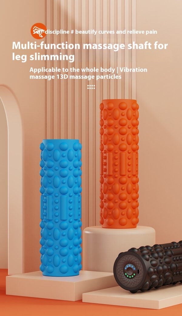 Vibrating Foam Roller for Legs, Yoga & Recovery