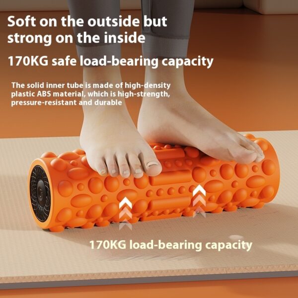 Vibrating Foam Roller for Legs, Yoga & Recovery