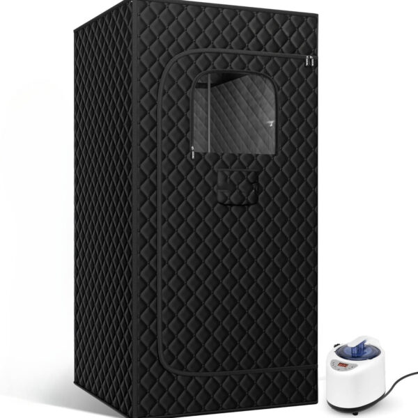 Portable Sauna – Full Body Home Steam Sauna Tent with Chair & Fast Heat System