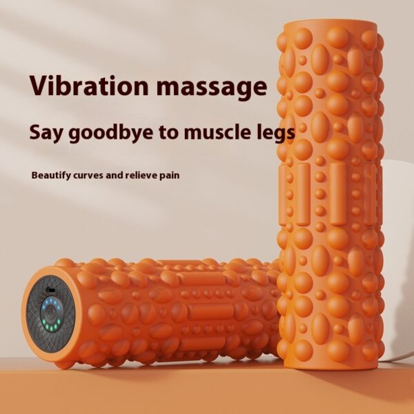 Vibrating Foam Roller for Legs, Yoga & Recovery