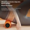 Vibrating Foam Roller for Legs, Yoga & Recovery